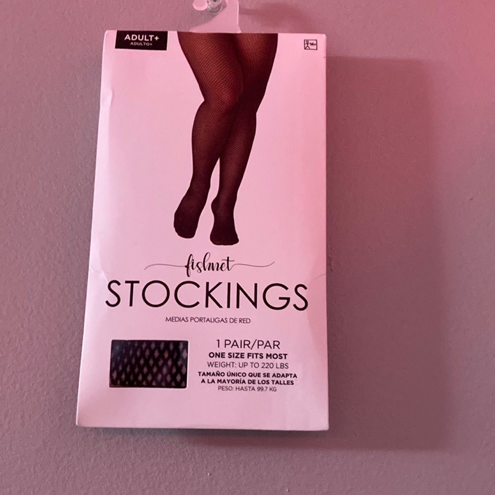 Black stocking fits one size